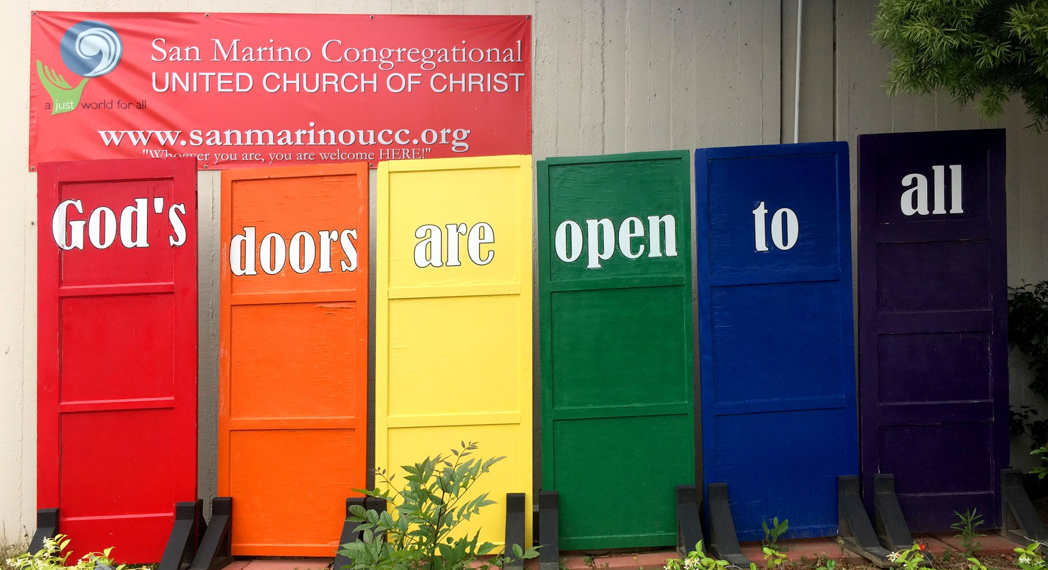 God's Doors Are Open To All at San Marino United Church of Christ